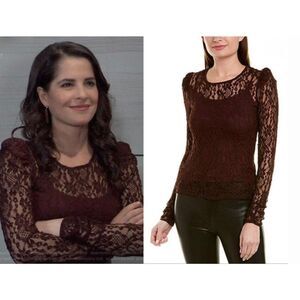 BAILEY 44 Jenna Top in Currant, Two Piece, As Seen On TV, Sz S